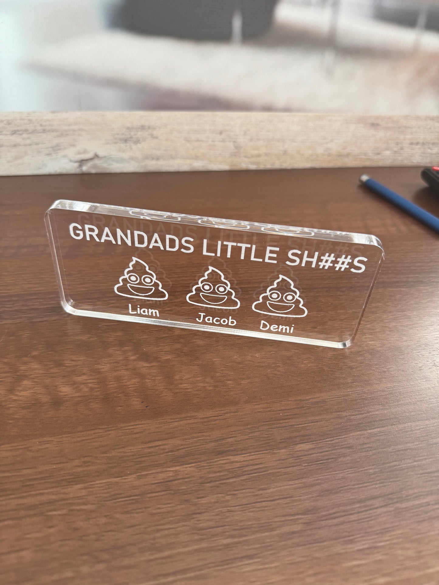 Gift For Fathers Day - Dads Little Shits Keepsake