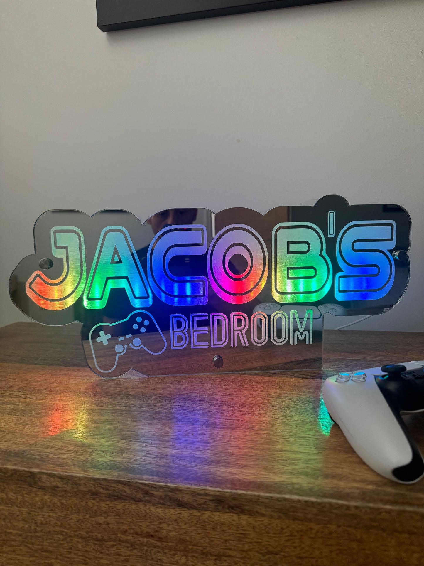 Personalised Gamer Mirror - Gift For Gamer - Gamer Gift