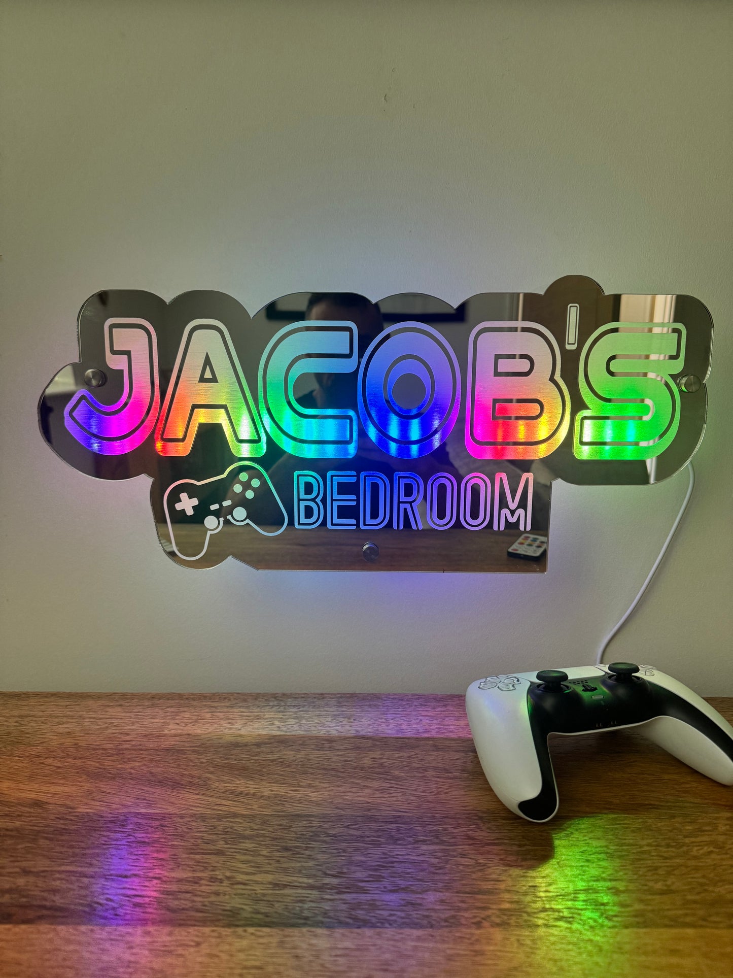 Personalised Gamer Mirror - Gift For Gamer - Gamer Gift