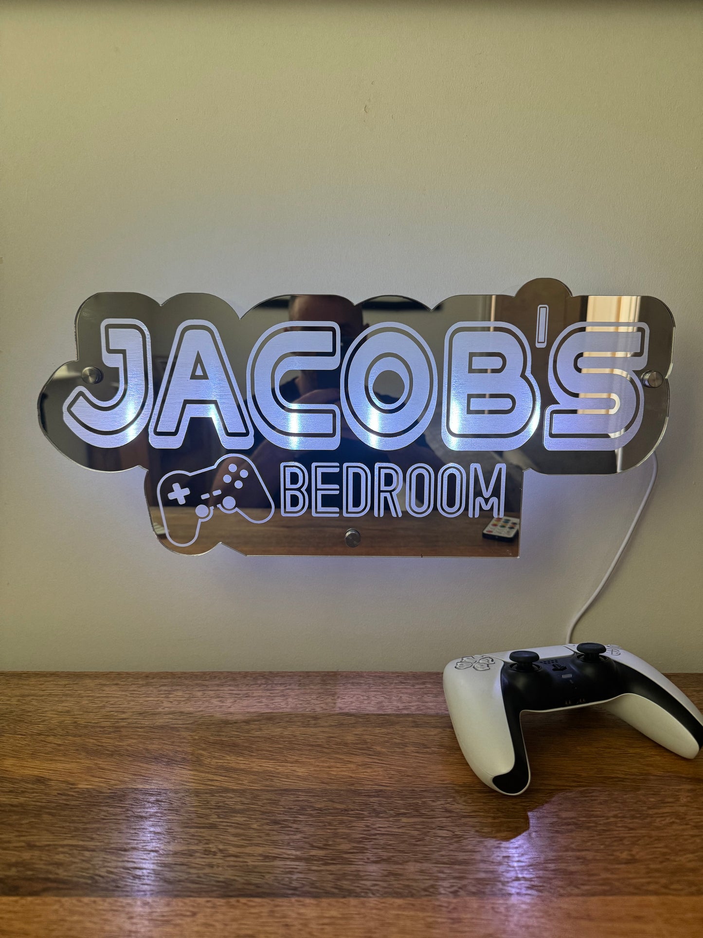 Personalised Gamer Mirror - Gift For Gamer - Gamer Gift