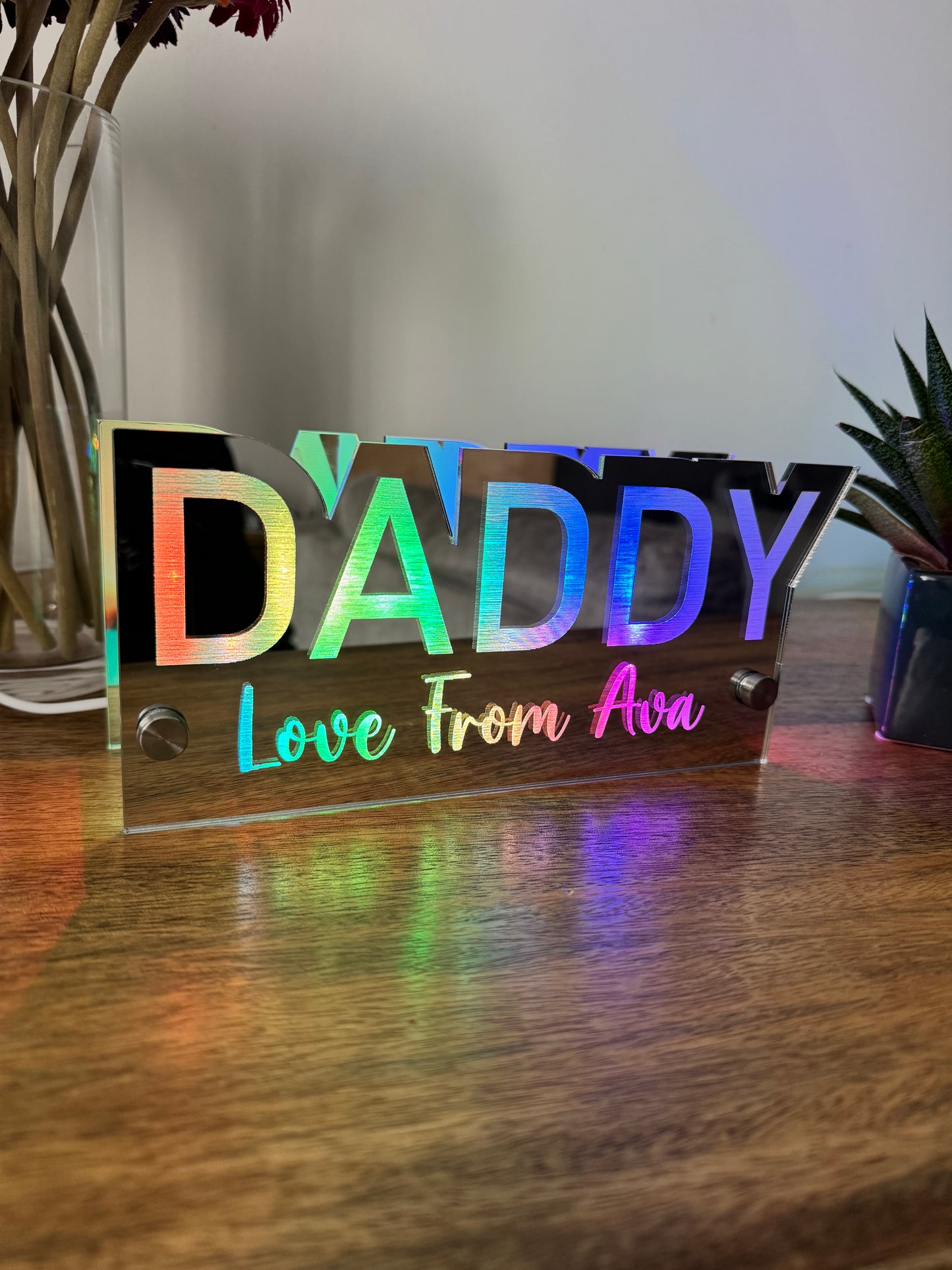 Gift For Fathers Day - Personalised Daddy Light