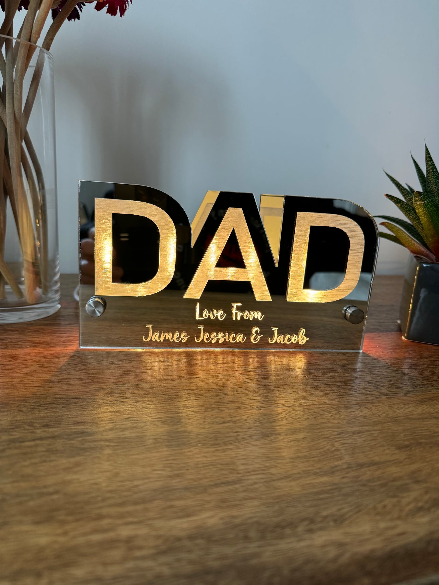 Gift For Fathers Day - Personalised Daddy Light