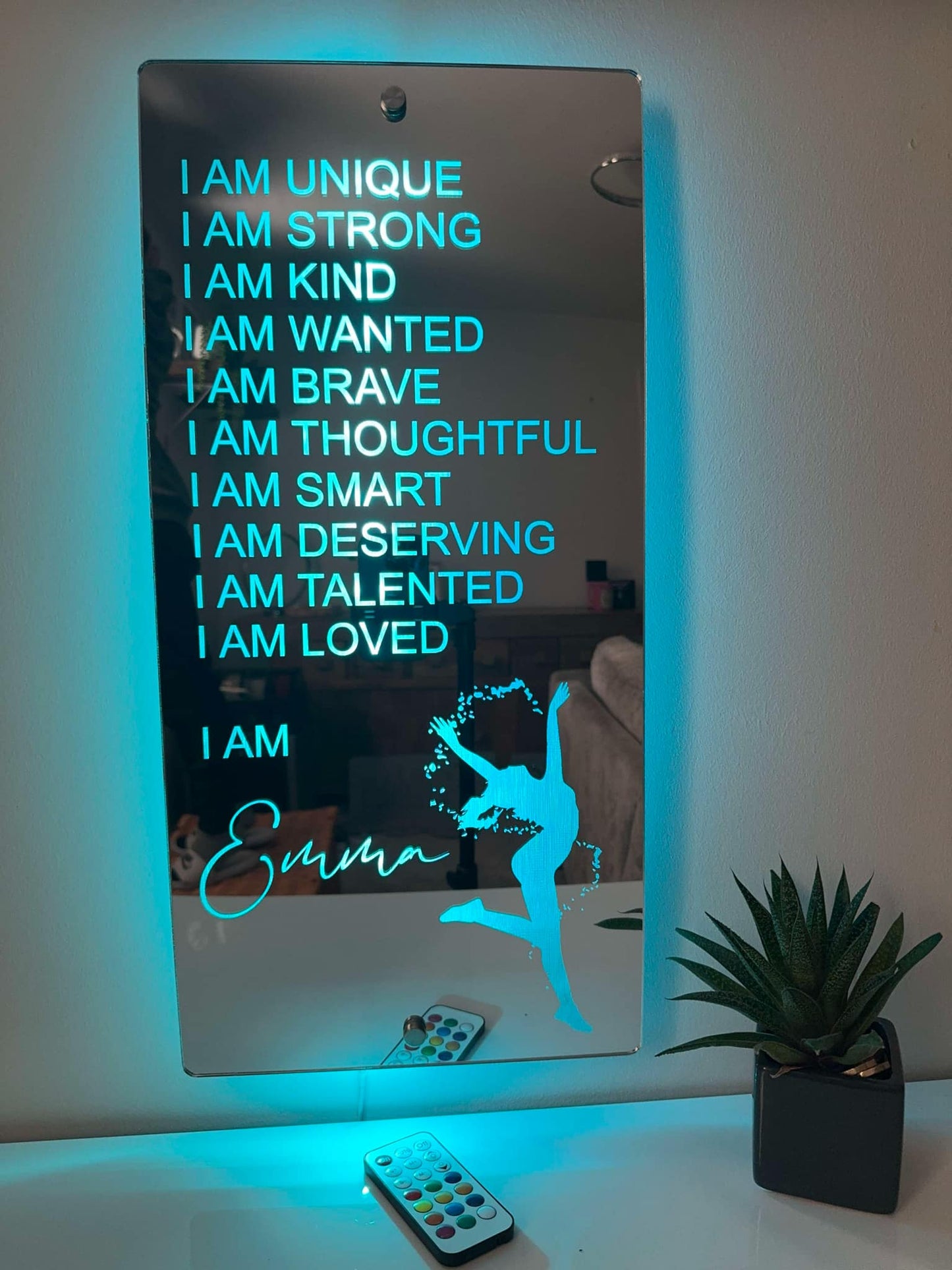 Personalised Affirmations Mirror - Dancer Gift