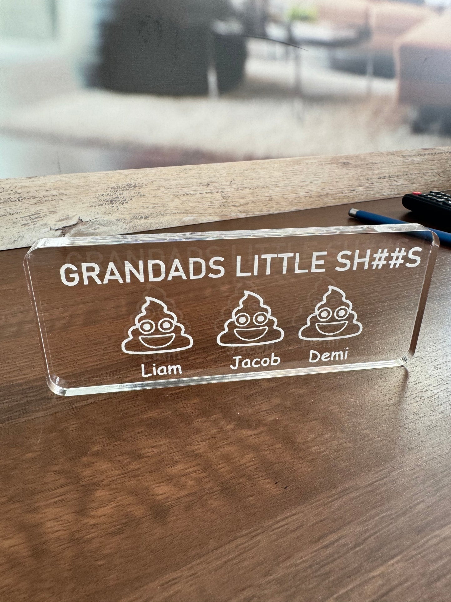 Gift For Fathers Day - Dads Little Shits Keepsake