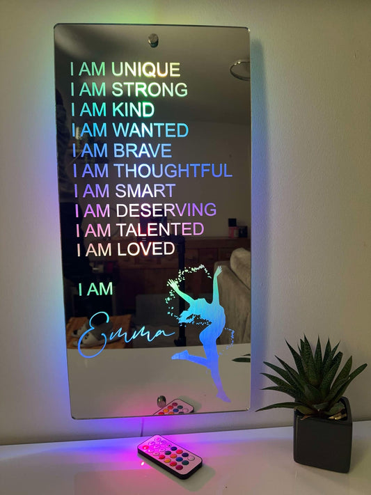 Personalised Affirmations Mirror - Dancer Gift